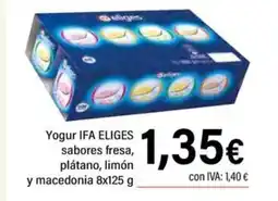 Cash Ifa IFA ELIGES Yogur sabores fresa, plátano, limón y macedonia oferta