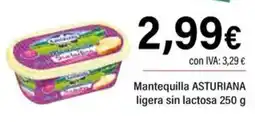 Cash Ifa ASTURIANA Mantequilla ligera sin lactosa oferta