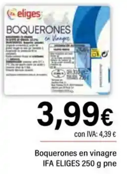 Cash Ifa IFA ELIGES Boquerones en vinagre oferta