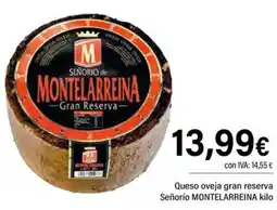 Cash Ifa MONTELARREINA Queso oveja gran reserva Señorío oferta