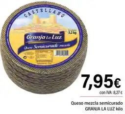 Cash Ifa GRANJA LA LUZ Queso mezcla semicurado oferta