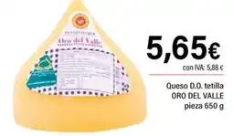 Cash Ifa ORO DEL VALLE Queso D.O. tetilla pieza oferta