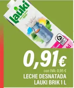 Cash Ifa LAUKI Leche desnatada oferta