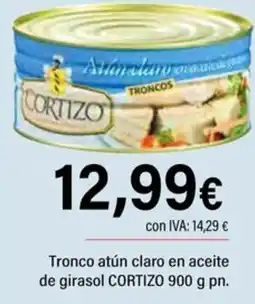 Cash Ifa CORTIZO Tronco atún claro en aceite de girasol oferta