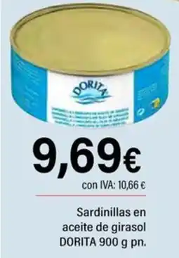 Cash Ifa DORITA Sardinillas en aceite de girasol oferta