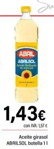 Cash Ifa ABRILSOL Aceite girasol oferta
