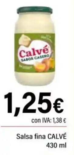 Cash Ifa CALVÉ Salsa fina oferta