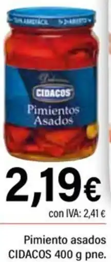 Cash Ifa CIDACOS Pimiento asados oferta