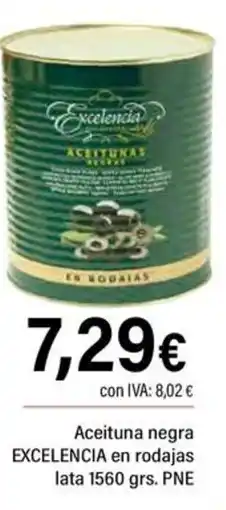 Cash Ifa EXCELENCIA Aceituna negra en rodajas oferta