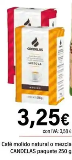 Cash Ifa CANDELAS Café molido natural o mezcla paquete oferta