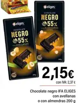 Cash Ifa IFA ELIGES Chocolate negro con avellanas oferta