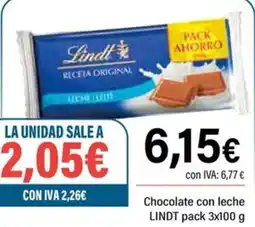 Cash Ifa LINDT Chocolate con leche oferta