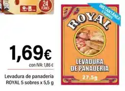 Cash Ifa ROYAL Levadura de panadería 5 sobres oferta