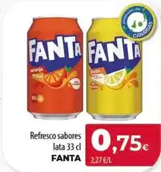 Spar Tenerife Fanta - refresco sabores oferta