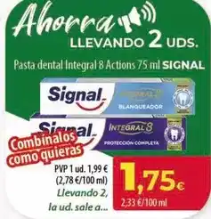 Spar Tenerife Signal - pasta dental integral 8 actions oferta