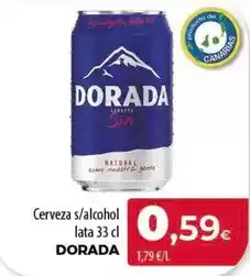 Spar Tenerife Dorada - cerveza s/alcohol oferta
