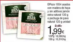 FROIZ Elpozo - 1954 asados con madera de haya y sin aditivos jamon extra natural oferta