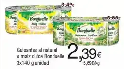 FROIZ Bonduelle - guisantes al natural o maiz dulce oferta