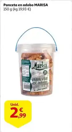 Alcampo Panceta en adobo oferta