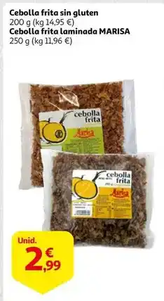 Alcampo Cebolla frita sin gluten oferta