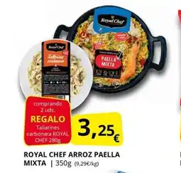 Supermercados MAS Royal chef arroz paella mixta oferta