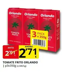 Supermercados MAS ORLANDO Tomate frito oferta