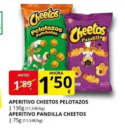 Supermercados MAS Aperitivo cheetos pelotazos oferta