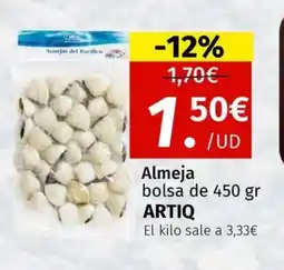 Maskom Supermercados ARTIQ Almeja oferta