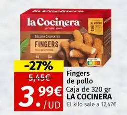 Maskom Supermercados LA COCINERA Fingers de pollo oferta