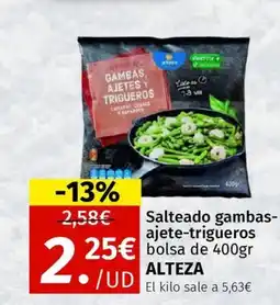 Maskom Supermercados ALTEZA Salteado gambas- ajete-trigueros oferta