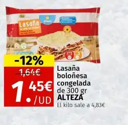 Maskom Supermercados ALTEZA Lasaña boloñesa congelada oferta