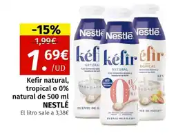 Maskom Supermercados NESTLÉ Kefir natural, tropical o 0% oferta
