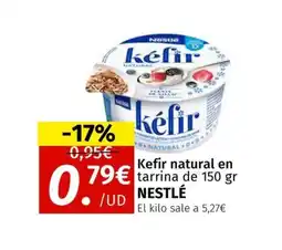 Maskom Supermercados NESTLÉ Kefir natural en tarrina oferta