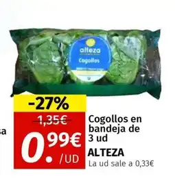 Maskom Supermercados ALTEZA Cogollos en bandeja oferta