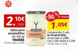 Maskom Supermercados YBARRA Salsa para ensaladillas oferta