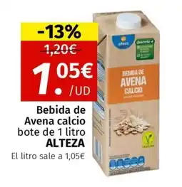 Maskom Supermercados ALTEZA Bebida de Avena calcio bote oferta