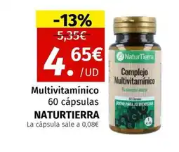 Maskom Supermercados NATURTIERRA Multivitamínico 60 cápsulas oferta