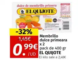 Maskom Supermercados EL QUIJOTE Membrillo dulce primeara oferta