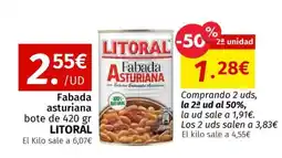 Maskom Supermercados LITORAL Fabada asturiana oferta