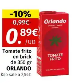 Maskom Supermercados ORLANDO Tomate frito en brick oferta
