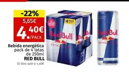Maskom Supermercados RED BULL Bebida energética oferta