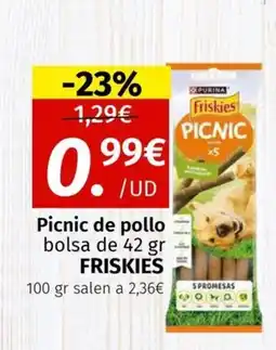 Maskom Supermercados FRISKIES Picnic de pollo oferta
