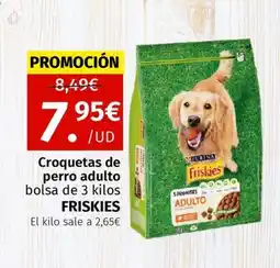 Maskom Supermercados FRISKIES Croquetas de perro adulto oferta