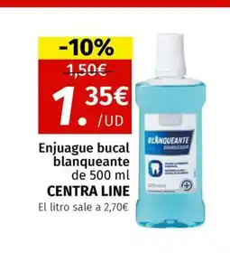 Maskom Supermercados CENTRALINE Enjuague bucal blanqueante oferta