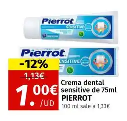 Maskom Supermercados PIERROT Crema dental sensitive oferta