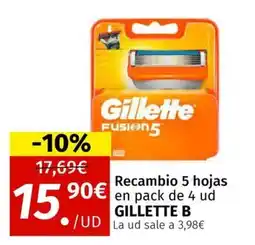 Maskom Supermercados GILLETTE Recambio 5 hojas oferta