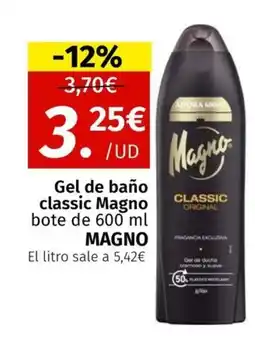 Maskom Supermercados MAGNO Gel de baño classic oferta