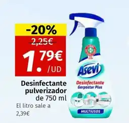 Maskom Supermercados Desinfectante pulverizador oferta