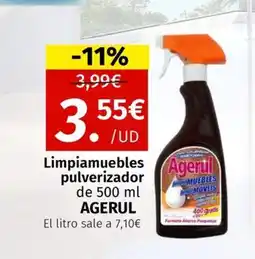 Maskom Supermercados AGERUL Limpiamuebles pulverizador oferta