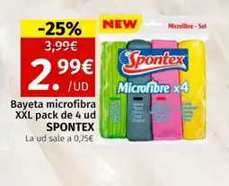 Maskom Supermercados SPONTEX Bayeta microfibra XXL oferta